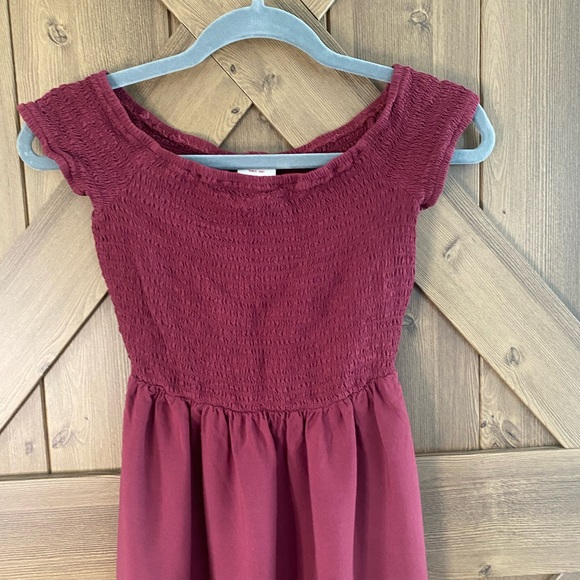 Maroon skater dress - Picture 3 of 6